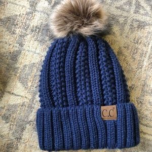 CC toque, navy blue